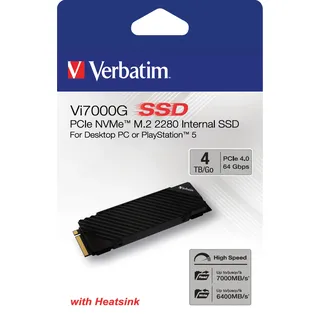 Verbatim Vi7000G 4 TB PCIe NVMe M.2 SSD