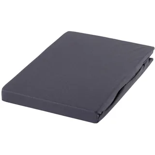 Estella Spannbettlaken Zwirnjersey 6900 90 x 200 - 120 x 220 cm schiefer