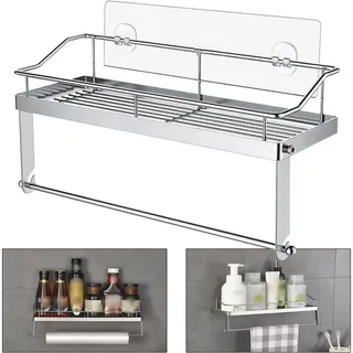 Wandmontierter Küchenrollenhalter, Edelstahl 304, Gewürzregal Für Eingangsbereich, Küche, Badezimmer Usw.