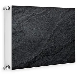 TMK ArtDeko Magnet Heizkörperabdeckung Innovative Lösung Selbsthaftend 60x60 Heizkörperabdeckung, Heizkörperverkleidung, Schiefer