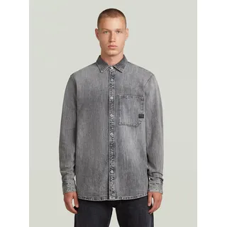 G-Star Langarmhemd grau XXL