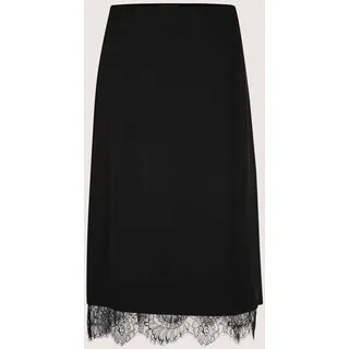 Madeleine A-Linien-Rock Damen Spitze Schwarz 44