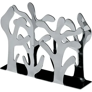 Alessi "MEDITERRANEO" Serviettenhalter aus Edelstahl, 15 x 9.5 x 10.5 cm