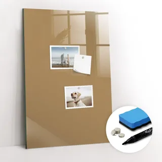 Tulup Magnettafel 40 x 60 cm Beige