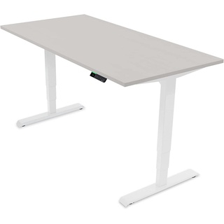 Ergotopia® Desktopia Pro X - elektrisch höhenverstellbarer Schreibtisch mit Tischplatte, ergonomischer Bürotisch, 9 Speicherplätze & smarte Rem...