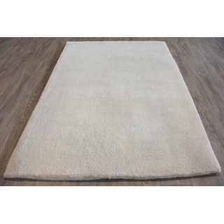 Teppich Berber Teppich Wollteppich, weiß, Sona-Lux, rechteckig, Höhe: 32 mm, Berber Teppich, Handgeknüpft, Rechteckig, quadratisch, Teppich natur Schurwolle, aus Marokko, reine Wolle, für Wohnzimmer Esszimmer & Schlafzimmer weiß rechteckig - 150 cm x 150 cm x 32 mm