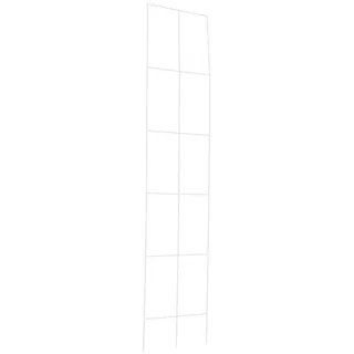 Windhager Rankgitter für Kletterpflanzen, Gitterspalier für Hauswände in weiß, 1 St., Rankhilfe inkl. Befestigung, erhältlich in unterschiedlichen Größen weiß