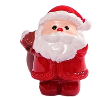Generisch Mini Weihnachtsmann Figur - Miniatur Weihnachtsdekoration für Tisch,Weihnachtsdeko für Auto Armaturenbrett Garten Esstisch,Auto Armaturenbrett Deko
