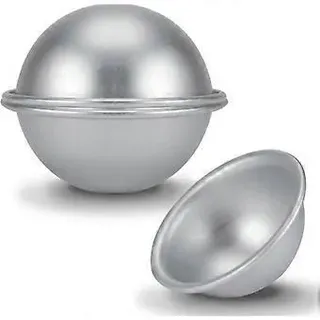 4 Stück 8 Cm Halbkugel-kuchenform Aus Aluminium, Bikini-dessertform.