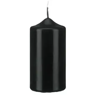 Kopschitz Kerzen Kerzen Spitzkopf Stumpenkerzen Schwarz, 150 x 60 mm, 12 Stück