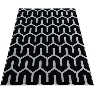 Teppich COSTA 3524, Ayyildiz Teppiche, rechteckig, Höhe: 11 mm, Wohnzimmer schwarz 240 cm x 340 cm x 11 mm