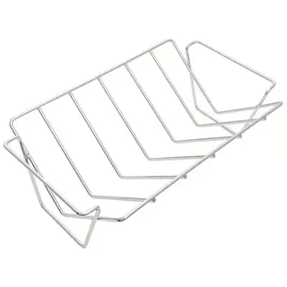Char-Broil Spare-Rib-Halter Grill+  (Edelstahl, L x B x H: 35 x 21,1 x 11,1 cm)