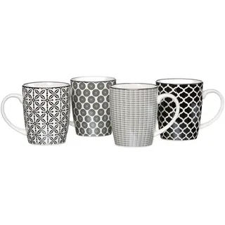 Ritzenhoff & Breker Takeo Kaffeetasse 0,35 l Schwarz 4 St.