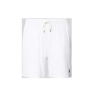 Badehose mit elastischem Bund, Weiss, XXL
