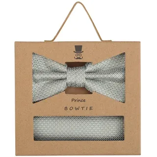 Prince BOWTIE Fliege + Tuch im Micro-Design Grün