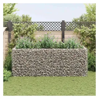 vidaXL Gabionen-Hochbeet 270 × 90 × 100 cm