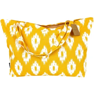 TRESMESTRES Strandtasche für Damen - Groß, im mediterranen Stil und mit Innenfutter – Badetasche XXL Familie für Strand - ideal als Schwimmtasche und Sommertasche - 65 x 40 cm