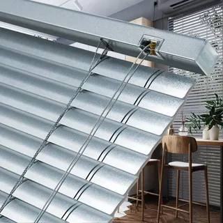 Aluminium-Jalousien, 25 mm Lamellen, wasserdicht, Sonnenschutz, für drinnen und draußen, UV-Schutz, 90 x 140 cm, perfekt für Zuhause und Büro