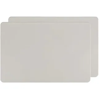 MXDHOKY 2 Stücke Silikon Platzsets, Hitzebeständig Tischset, Silikon Kinder Platzset, Silikonfolie Bastelmatte, Waschbar für Küche, Thekenmatten, Kunsthandwerk, Heimwerkerzubehör(Grau)