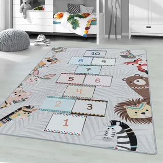 Ayyildiz Play 2903 Kinderteppich 120 x 170 cm Grau