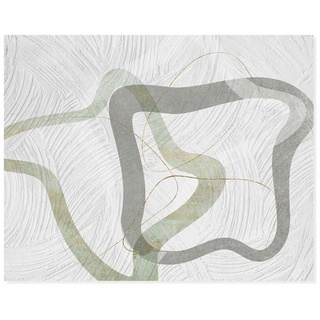 Declea Abstraktes Leinwandbild Line Art, Druck auf Leinwand, 100% Baumwolle, moderne Bilder für Wohnzimmer, Schlafzimmer, Wanddekoration, Design