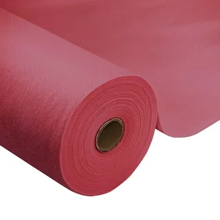 HiBeauty PRO Tischdeckenrolle Einweg, Jujube rot, 0.3x25m, Tischdecke | Einweg Vlies Stoffähnlich, ideal für Jede Party, Hochzeit, Geburtstagsfeier, Taufe, Gastronomie, Größe und Farbe nach Wahl