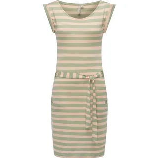 Ragwear Sommerkleid Minikleid gestreift Grün L