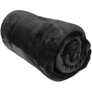 BestLivings Celina Kuscheldecke 80 x 120 cm Schwarz