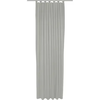 Vorhang WIRTH "Uni Collection light", grau (hellgrau), B:142cm H:275cm, Baumwolle (Bio-Baumwolle), Gardinen, nach Maß