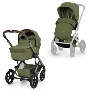 Cybex Talos S Lux Mod. 2027 mit faltbarer Babywanne, Green