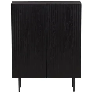 Livetastic Highboard 80 x 103 x 30 cm Schwarz