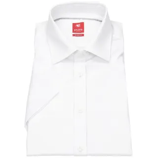 Pure Kurzarmhemd Slim Fit stark tailliert bügelfrei Kentkragen weiß L