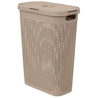 5five simply smart Wäschekorb hoch aus Kunststoff 40 l