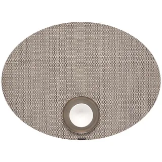 Chilewich, Tischset, Thatch Tischset oval umber (1 Stk., 49 x 36 cm)