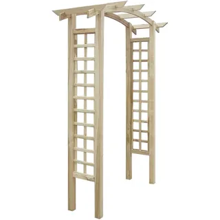 ARKEM Gartenbogen 150x60x210 cm Holz Pergola Rosenbogen Rankgitter Garten Spalier Torbogen Rankhilfe
