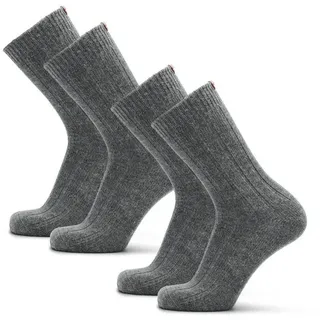 Danish Endurance Alpaca Wool Thermosocken 2 Paar Grau 39-42