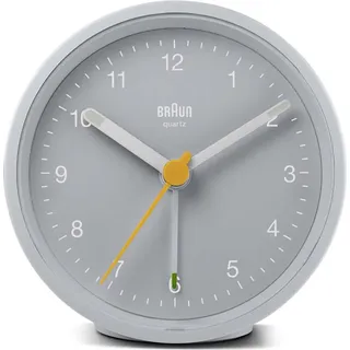 Braun BC12G, Quarzwecker, Rund, Grau, Drinnen, Analog, Akku - Grau