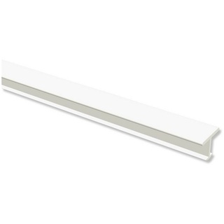 Gardinenschiene Fineline, INTERDECO, 1-läufig, Deckenmontage, Kunststoff, Weiß weiß 100 cm