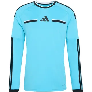 adidas Referee 26 langarm Schiedsrichtertrikot Herren - Bright cyan/black L