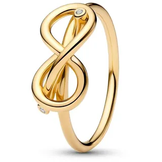 Pandora Damenring Unendlichkeitsknoten Goldfarben 50/15,9