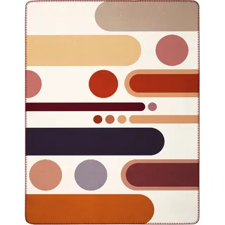Villeroy & Boch Miami Kuscheldecke 150 x 200 cm Beige/Rot