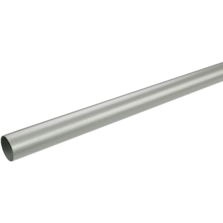 Gardinenrohr, Liedeco, Gardinenstangen, (1-St), 1-läufig im Fixmaß Ø 20 mm silberfarben Ø 2 cm x 120 cm