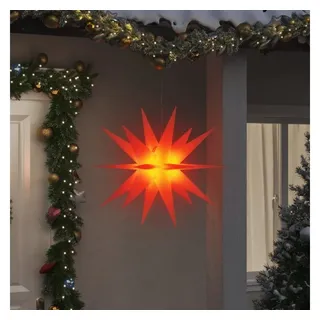 vidaXL Christbaumschmuck LED-Weihnachtsstern Faltbar Rot 100 cm (1-tlg) rot