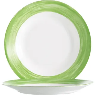 Arcoroc Brush Green Dessertteller 19,5cm, * 6er