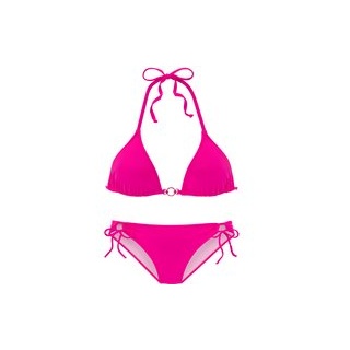 VIVANCE Triangel-Bikini Damen pink Gr.34 Cup C/D