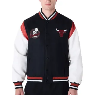 New Era Collegejacke Varsity NBA FLORAL Chicago Bulls schwarz M