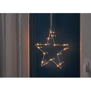 LED Fenster-Silhouette Weihnachtsstern Weihnachts-Stern Beleuchtung Dekoration