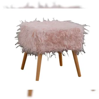 KAWOLA Hocker FYNN Fell 0 x 0 x 0 cm Rosa