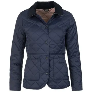 BARBOUR Steppjacke mit Cordkragen Modell 'Deveron', Marine, 44