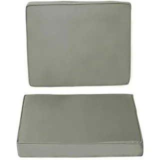 Outsunny Sitzkissen 56 x 52 x 7 cm dunkelgrau 2-tlg.